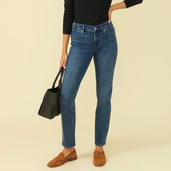 J. McLaughlin Jeans J Mclaughlin Yara Medium Indigo Jeans Size